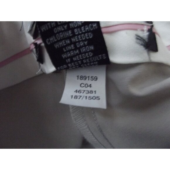 Moda International Pants 2 Stone Beige Chino wide leg Mid Rise stretch cotton - Picture 8 of 8